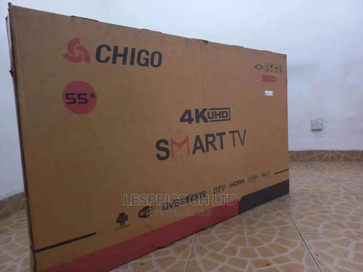 Chigo 55” Android UHD Ultra Sound TV