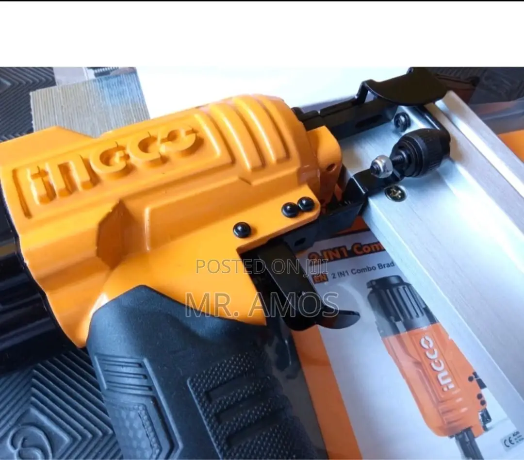 2 In 1 Combo Air Brad Nailer With Connectors - Acn50401