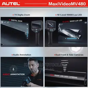 Autel Mv480 Industrial Borescopehd Digital Inspection Camera