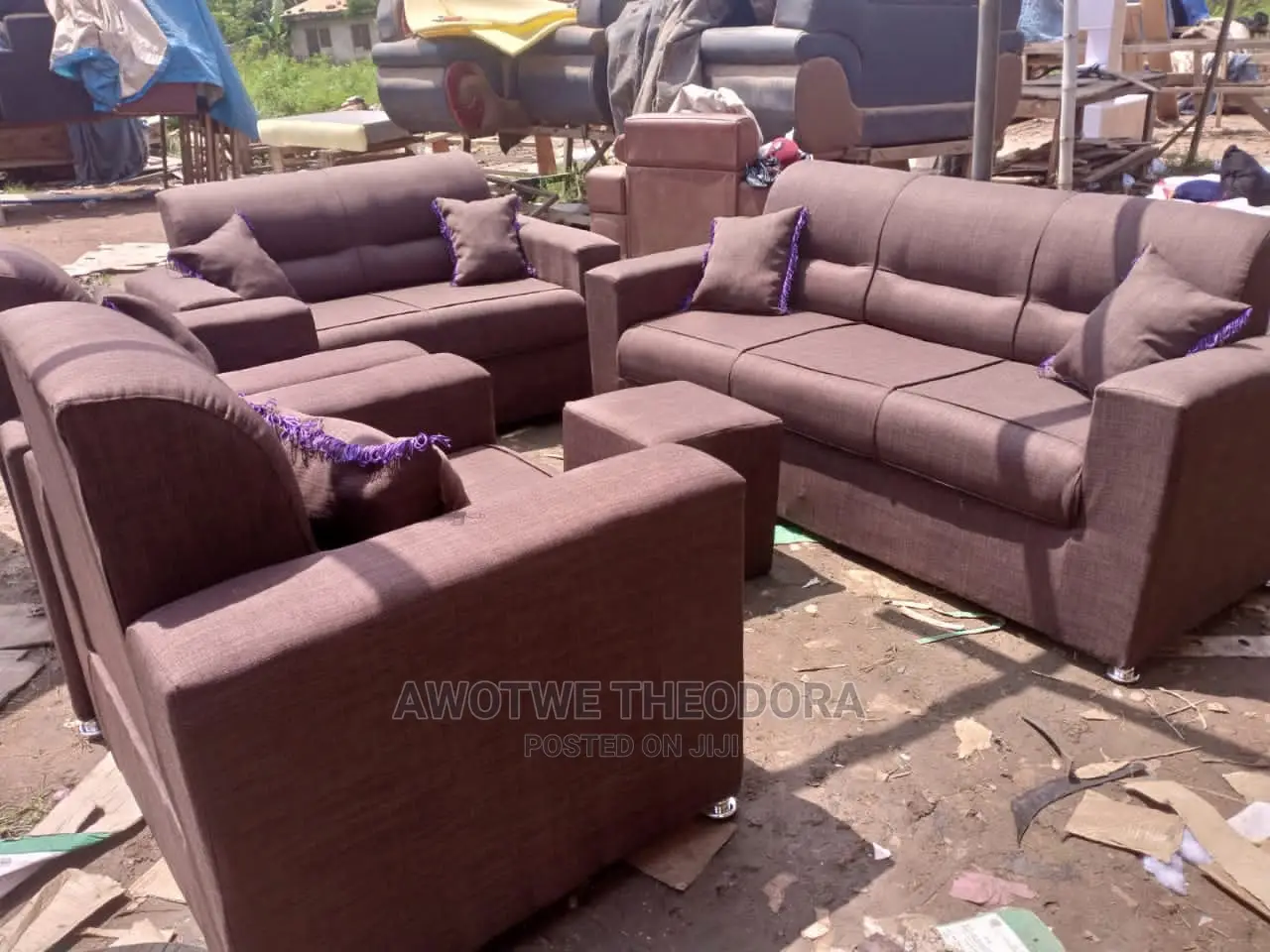 Quality Utv Sofa Set( Free Delivery)