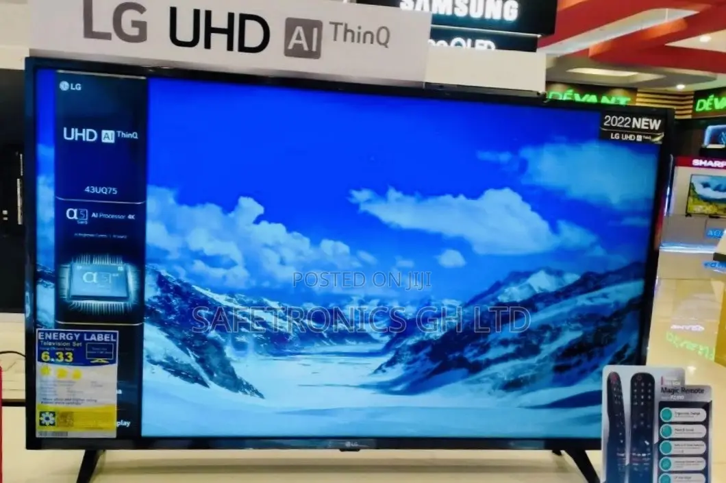 65 Inches Classic Design Glossy LED Uq80 UHD