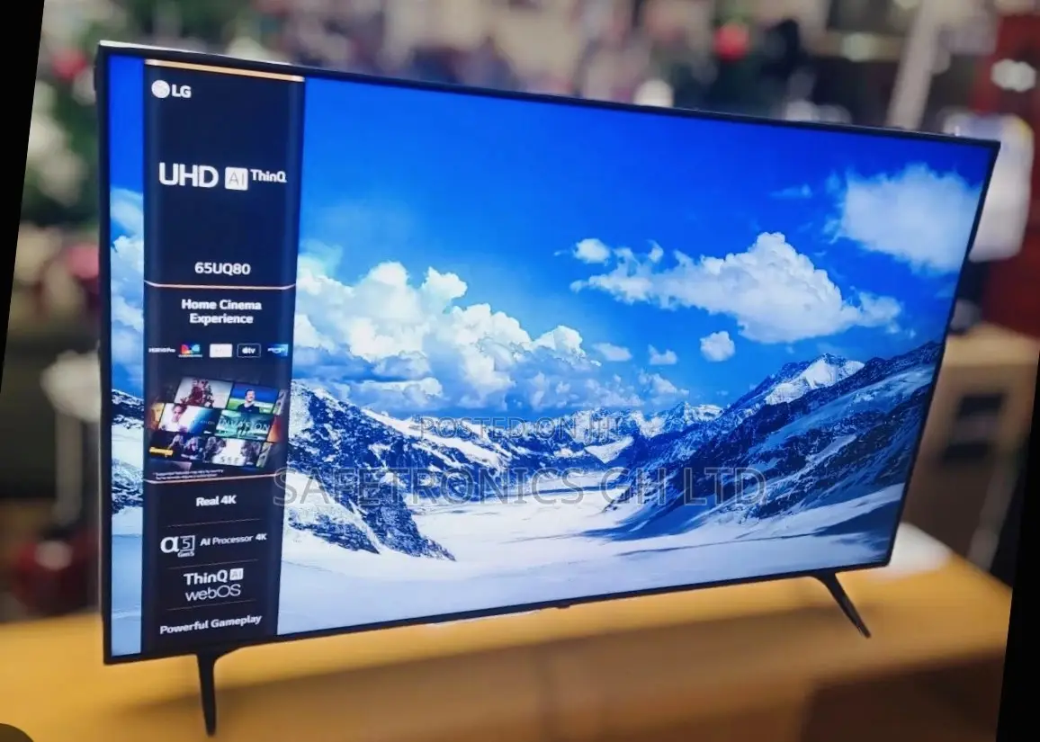 65 Inches Classic Design Glossy LED Uq80 UHD