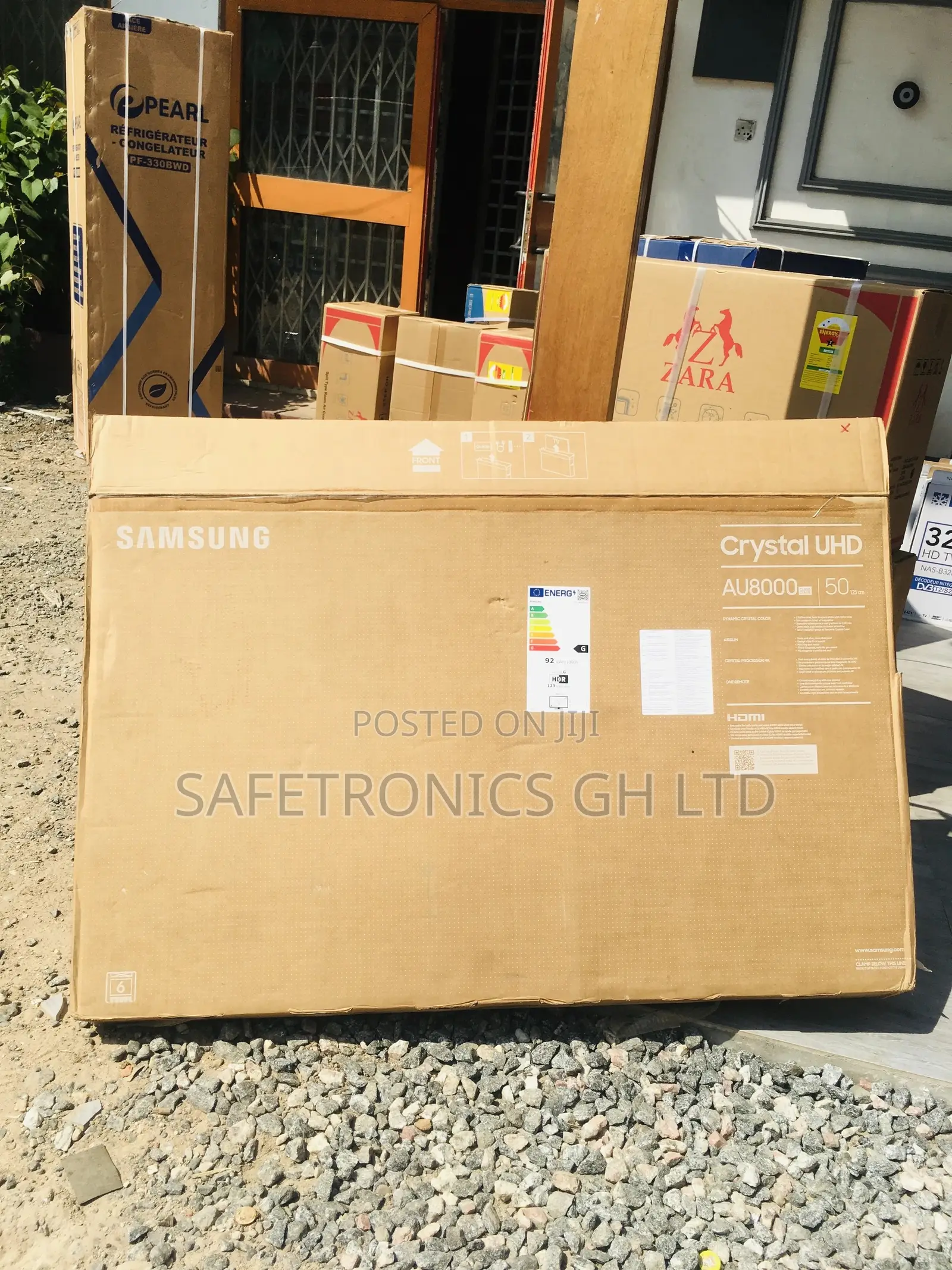 50 Inches Effective Samsung AU80 LED Glossy Tv