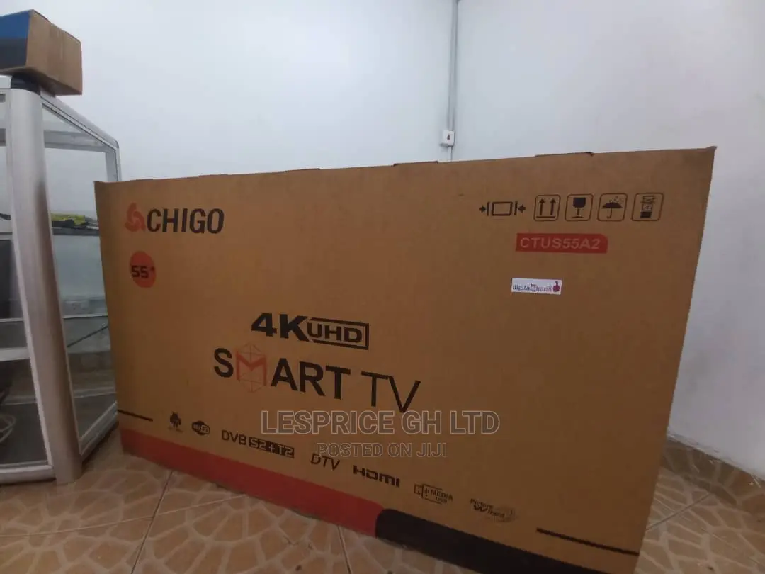 Chigo 55” Android Digital, UHD VGR TV