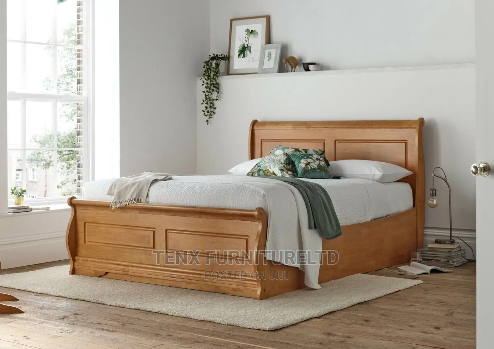 DOUBLE Bed (Time4sleep New Oak Wood Marseille)