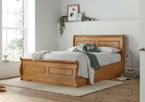 DOUBLE Bed (Time4sleep New Oak Wood Marseille)