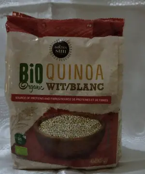 Organic White Quinoa:(Source of Protein and Fiber)