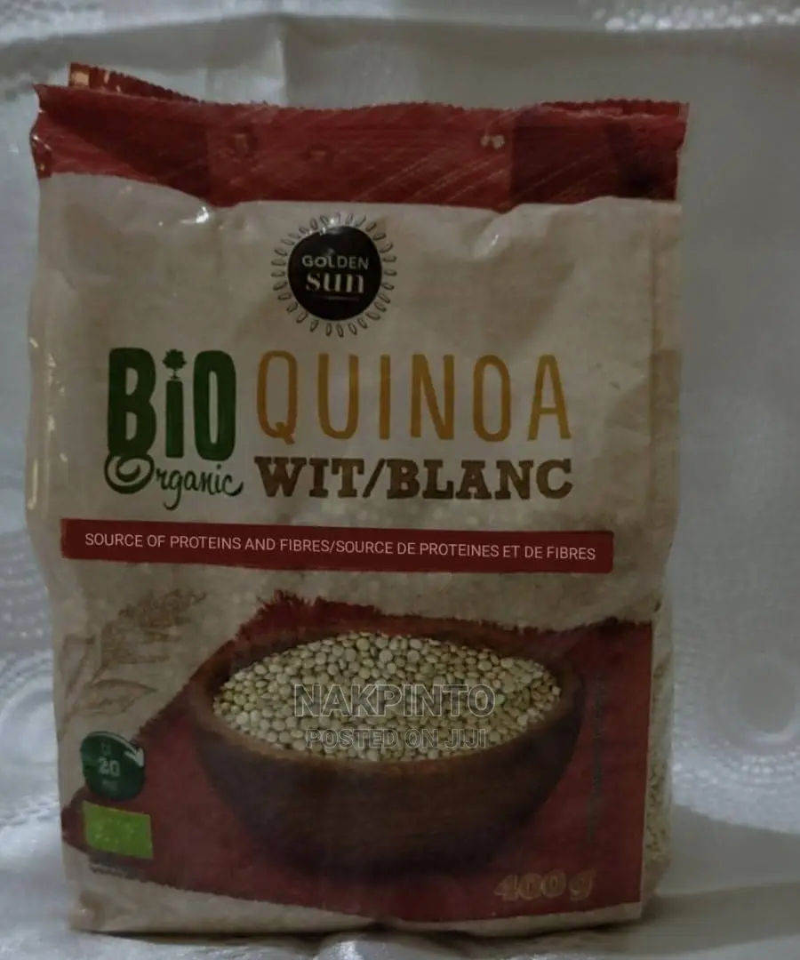 Organic White Quinoa:(Source of Protein and Fiber)