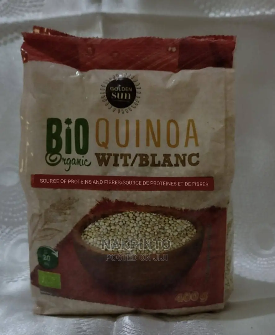 Organic White Quinoa:(Source of Protein and Fiber)