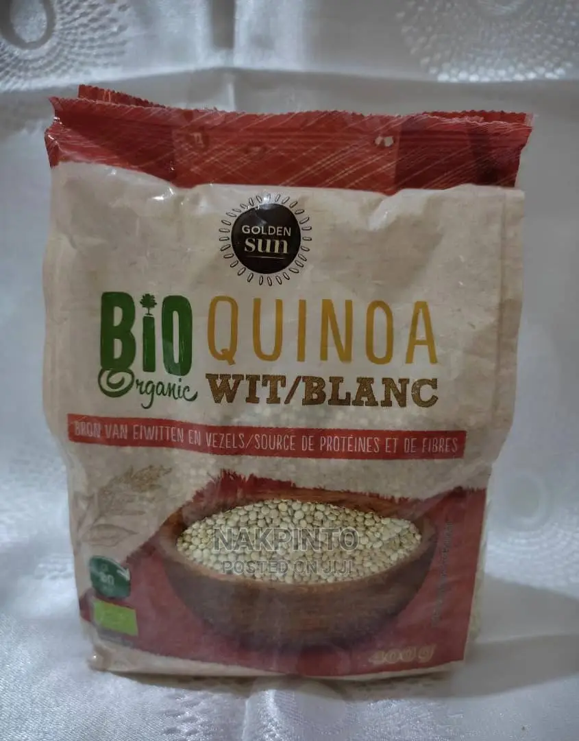 Organic White Quinoa:(Source of Protein and Fiber)