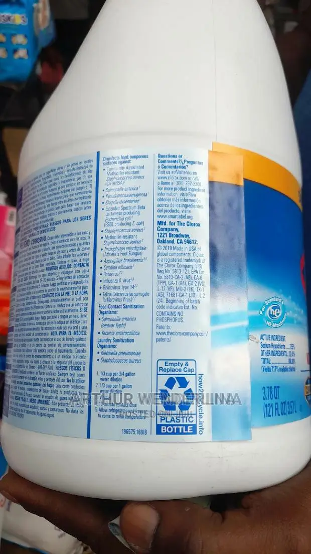 USA Clorox Commercial Germicidal Bleach Liquid - 3.57L