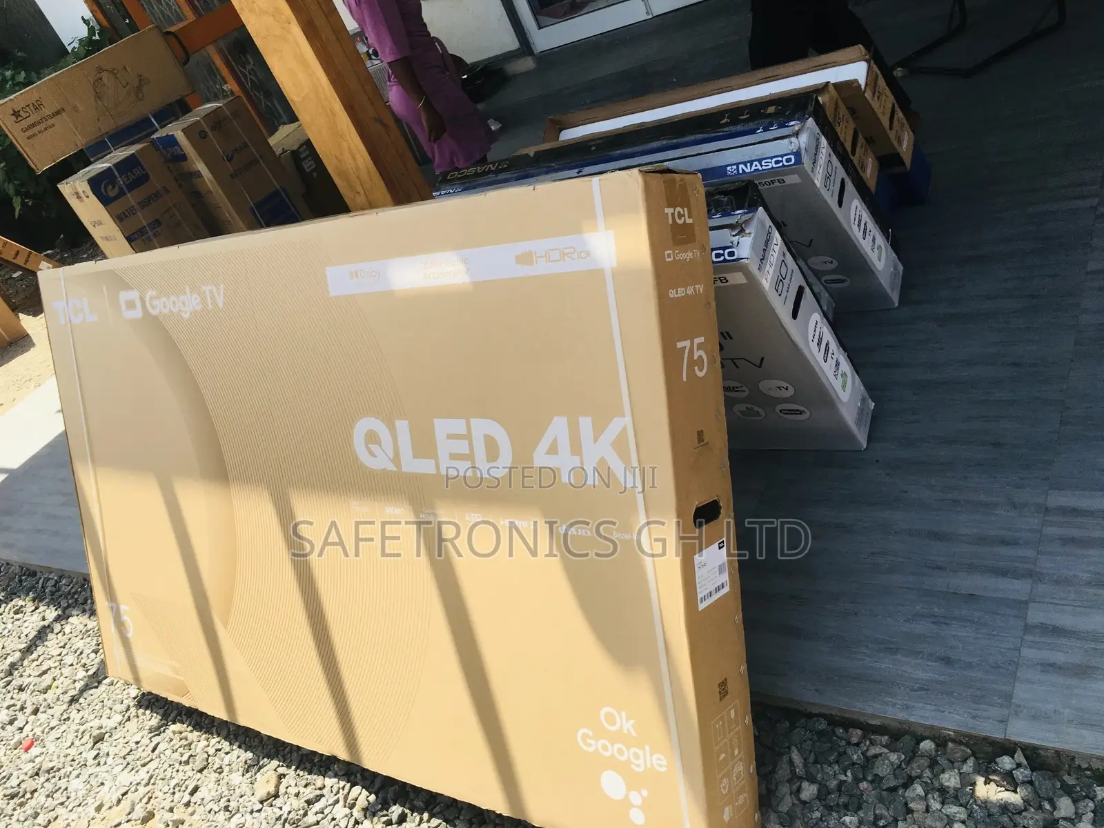 Glossy Qled Cost Saving C645 TCL 75 Inches Tv