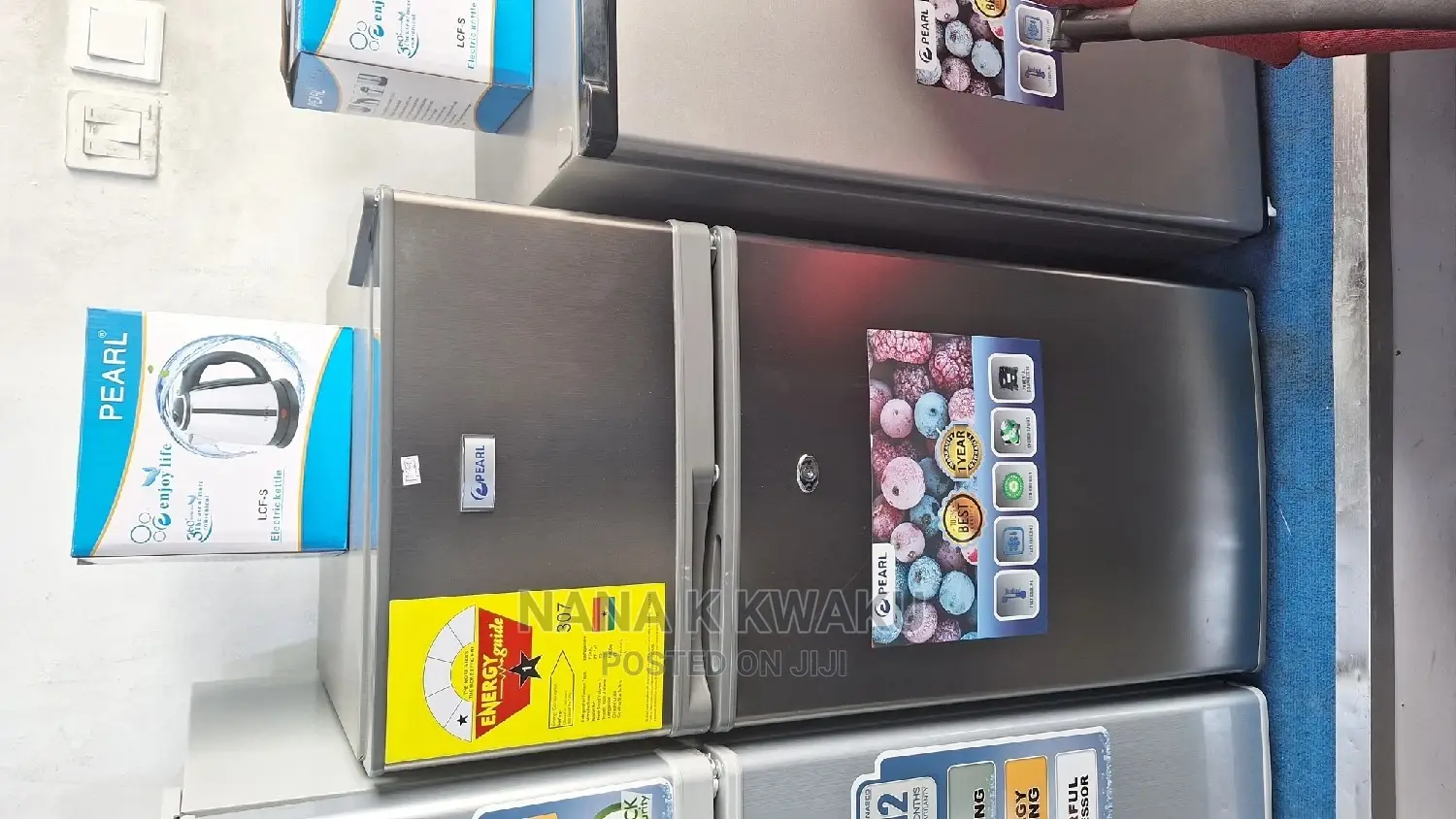 *Pf16_pearl Double Door_fridge With Top Freezer