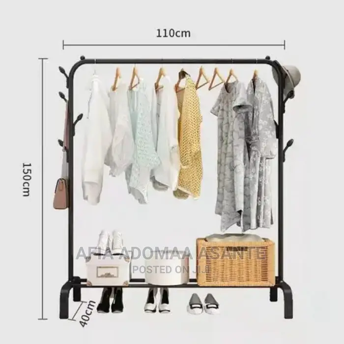 Cloth Hanger With Shoe Rack