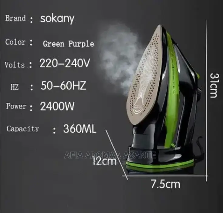 Sokany Wireless Steam Iron