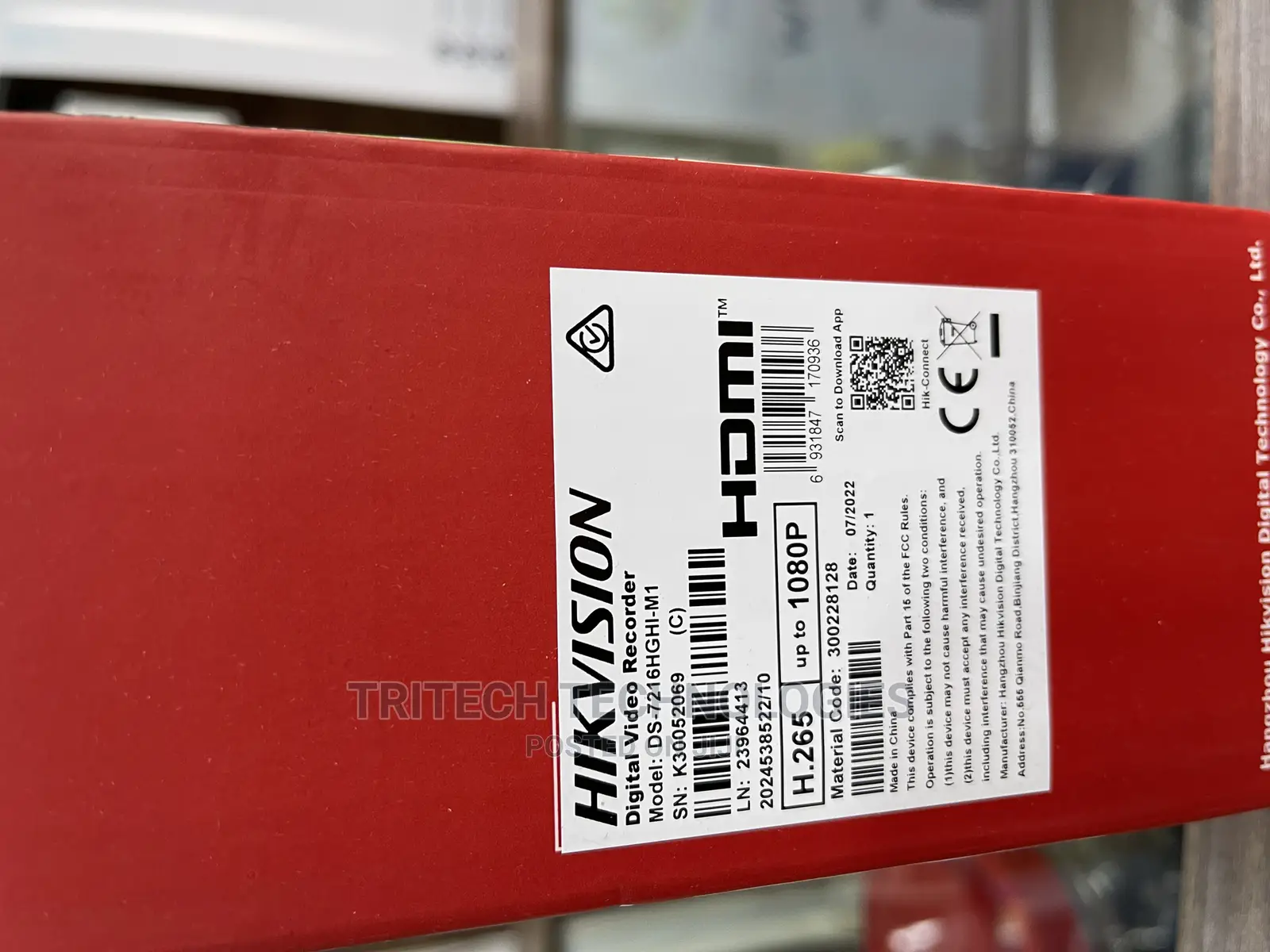 Hikvision Ds-7216hgi- 16ch DVR 2mp