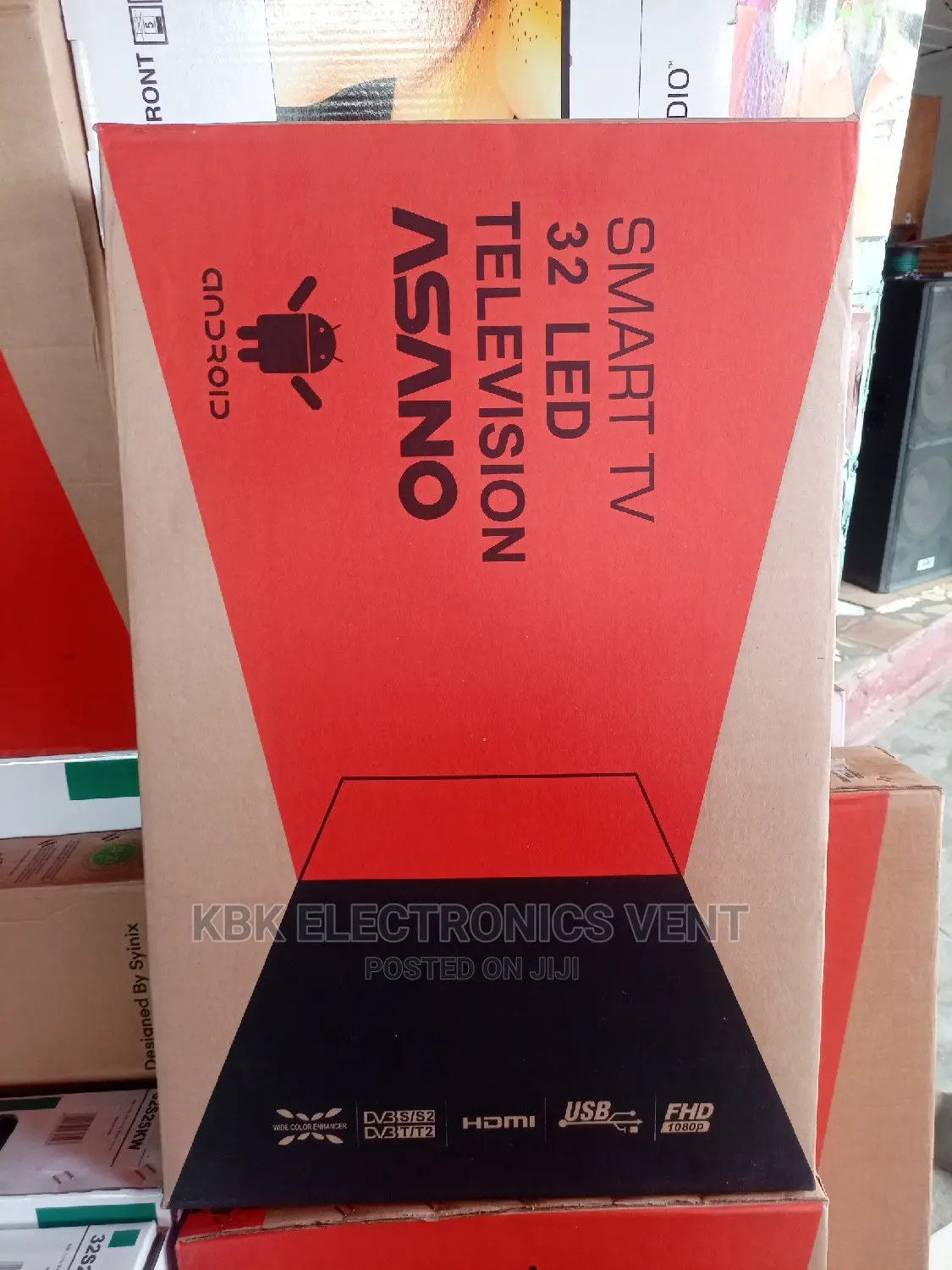 Asano 32" Smart Android Satellite Digital Led Tv
