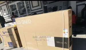 Newly in Stock LG 75” 75QNED813 QNED Smart LED Tv,Black