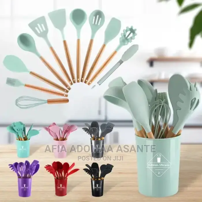 12 Pieces Silicon Laddle Set