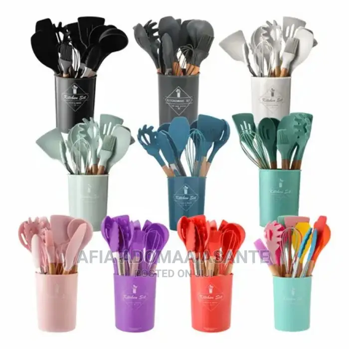 12 Pieces Silicon Laddle Set