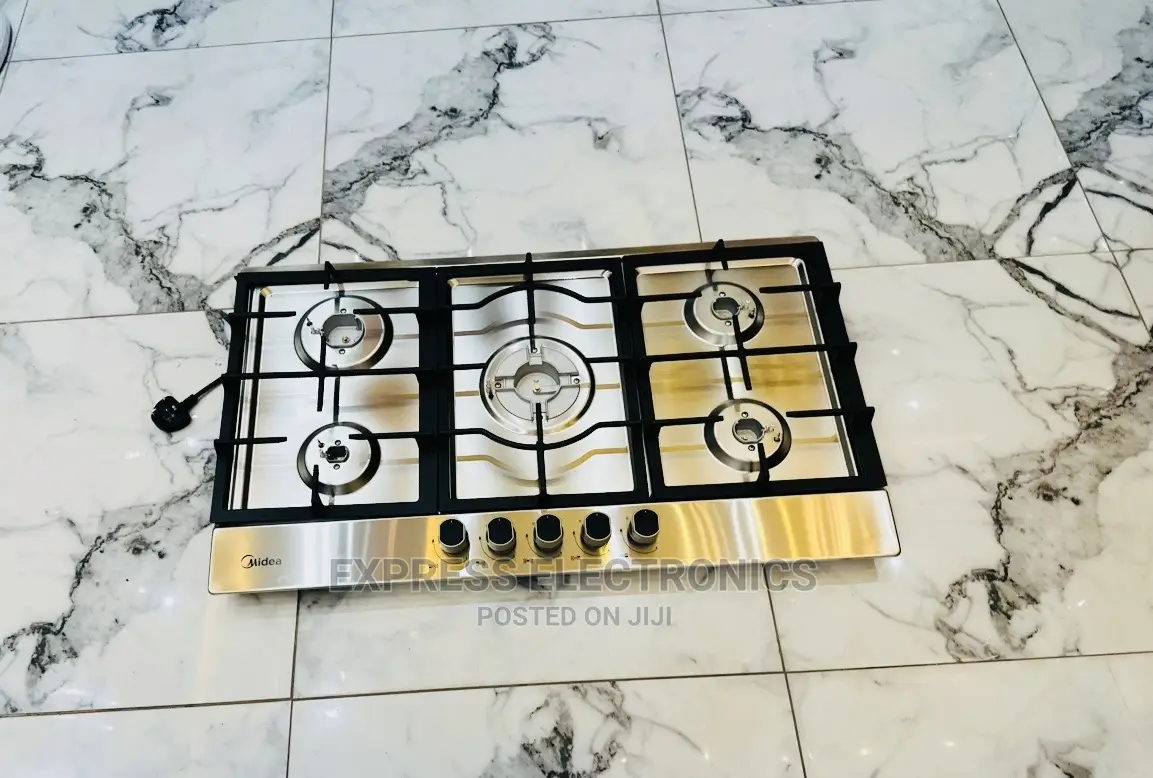 Astonish New Midea 5 Burner Inbuilt Gas Top 75G50ME