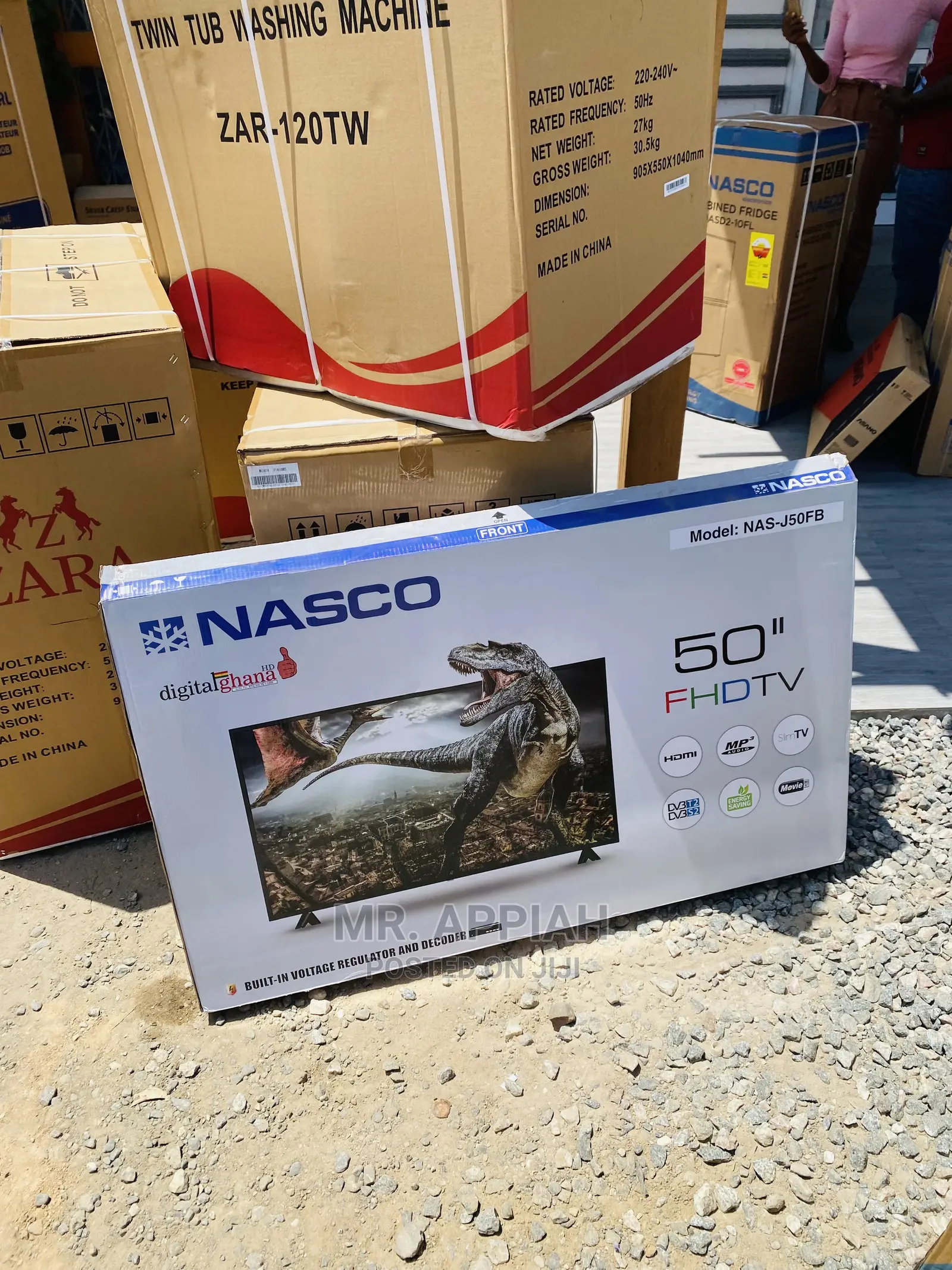 Energy and Cost Saving 50inch Nasco Digital Satelite Led Tv