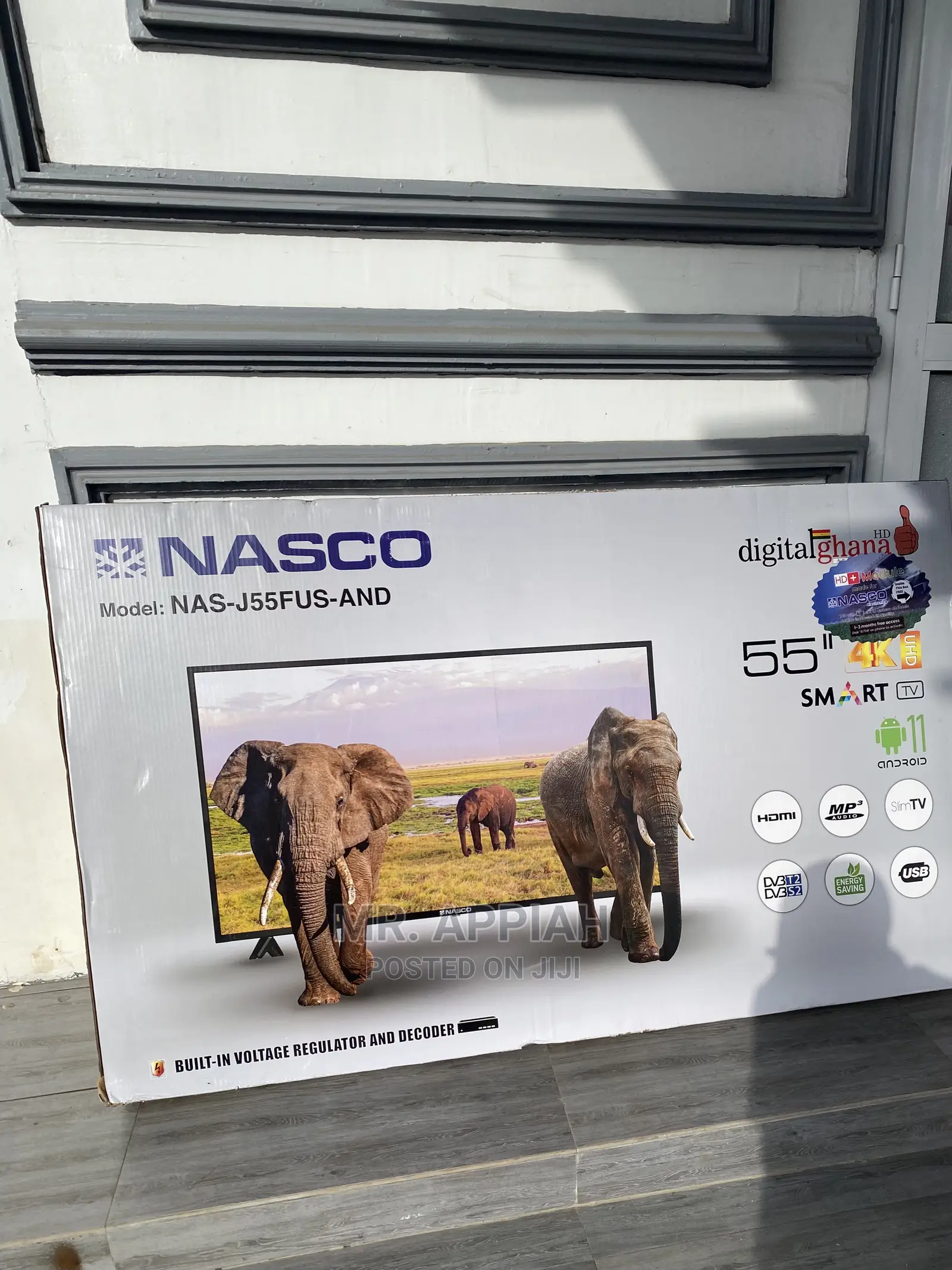 Original Nasco NAS-J55FUS-AND 55” Digital Satelite Tv
