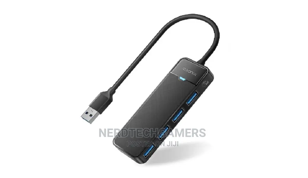 4-Port USB Hub, Idsonix USB 3.0 Hub 5gbps USB Hub for Laptop