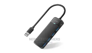 4-Port USB Hub, Idsonix USB 3.0 Hub 5gbps USB Hub for Laptop