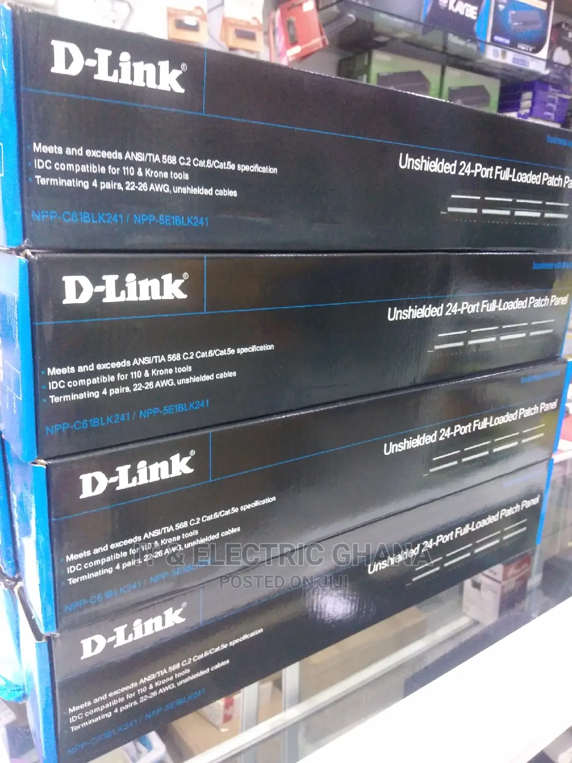 Dlink 24 Port Loaded Patch Panel