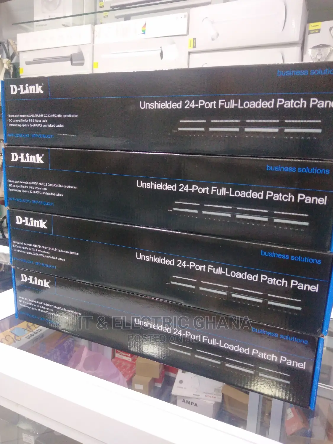 Dlink 24 Port Loaded Patch Panel