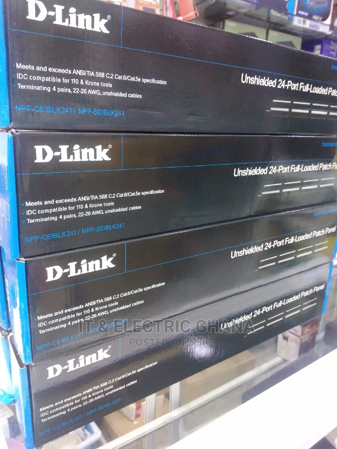 Dlink 24 Port Loaded Patch Panel