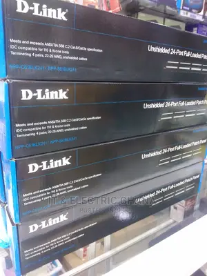 Dlink 24 Port Loaded Patch Panel