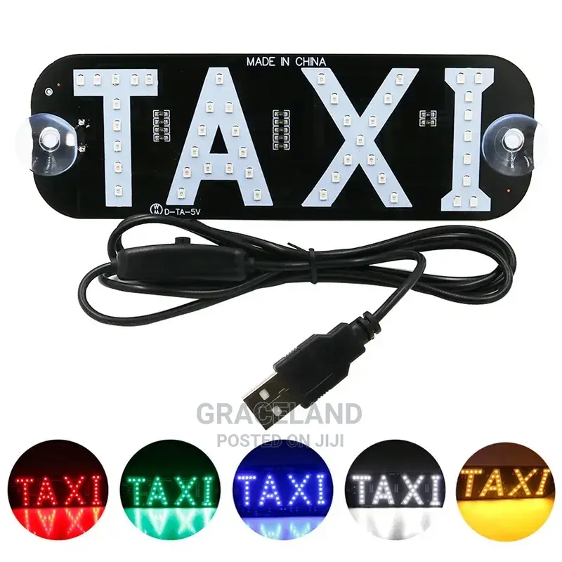 Original Taxi Light Led Car Windscreen Cab Indicator Lamp