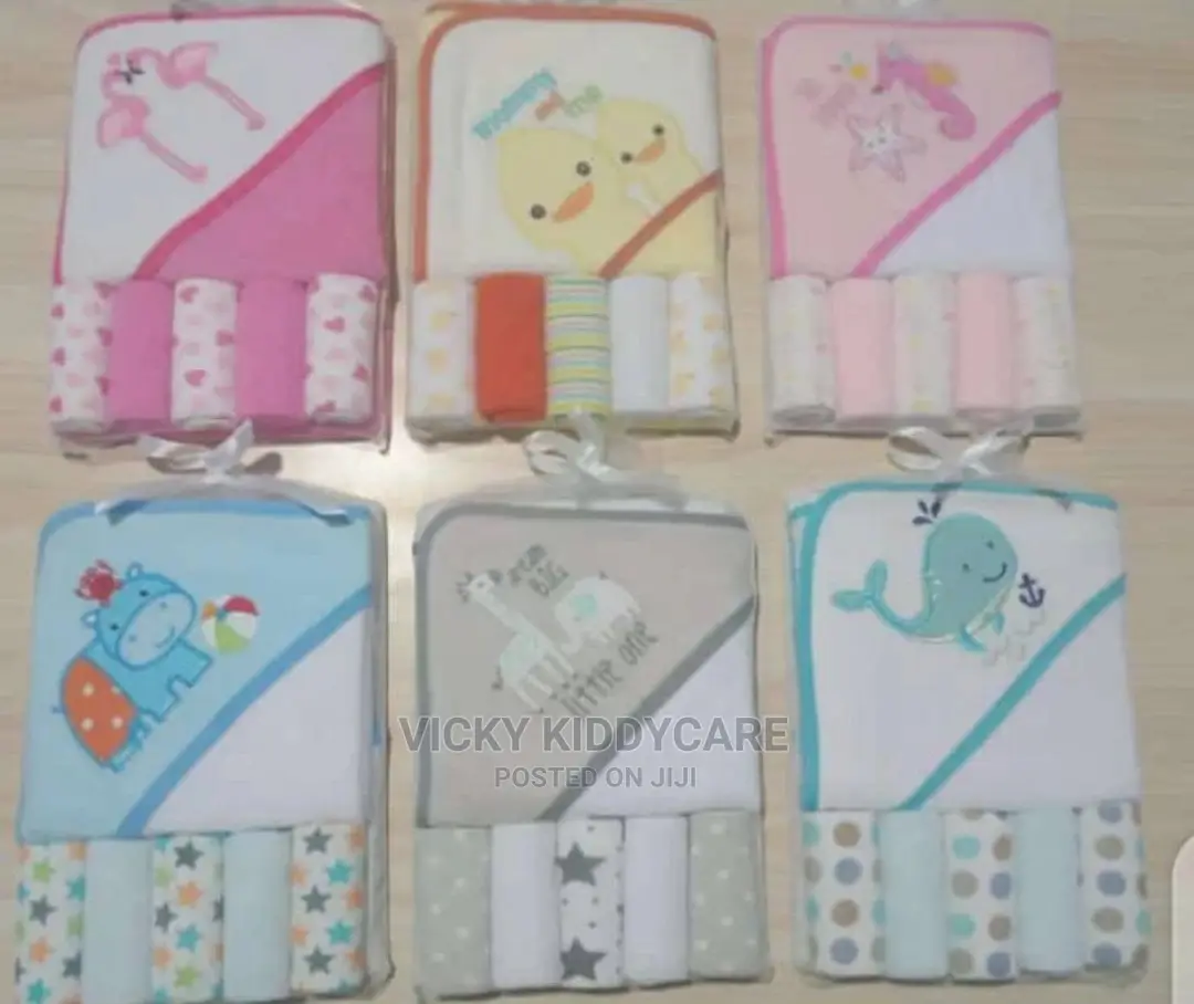 Hooded Towel and Mouth Towels