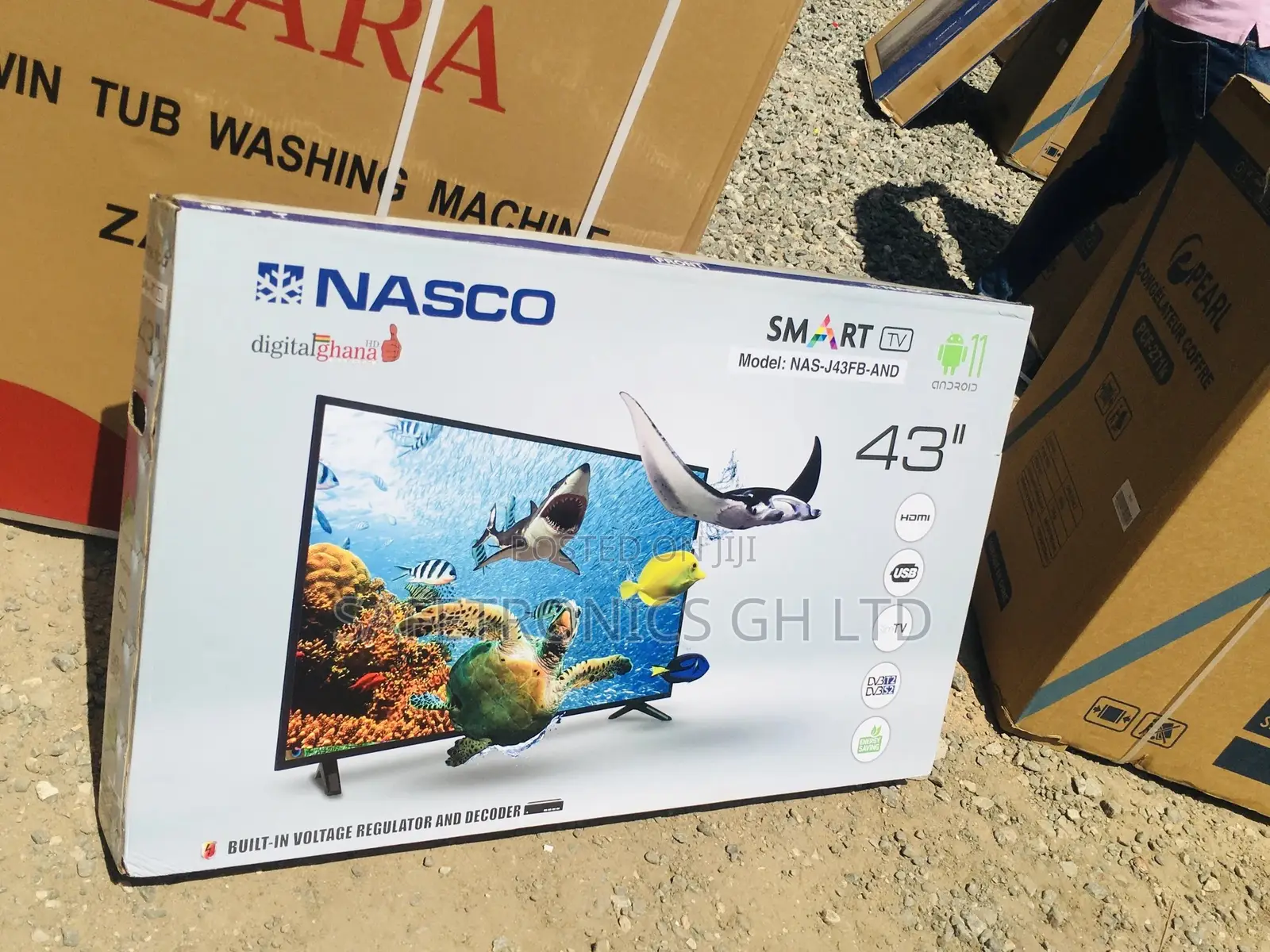 Nasco Smart 43 Inches LED Glossy Perfect Design Tv