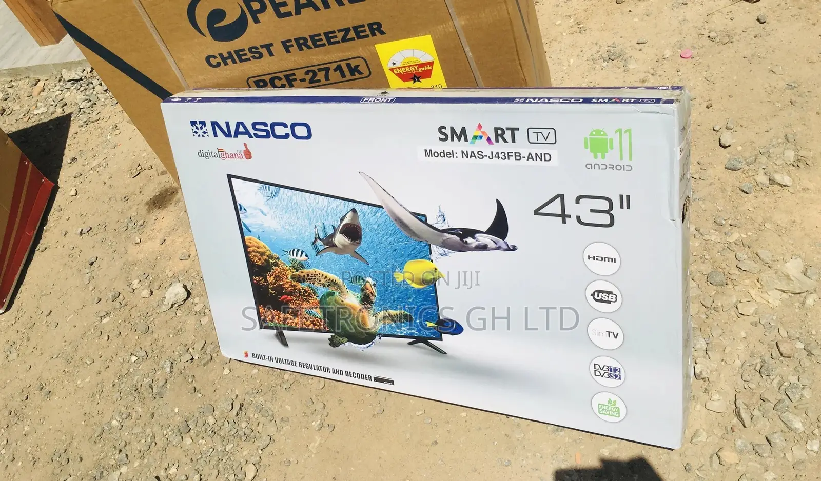 Affordable and Neat Smart 43 Inches Nasco Glossy Tv
