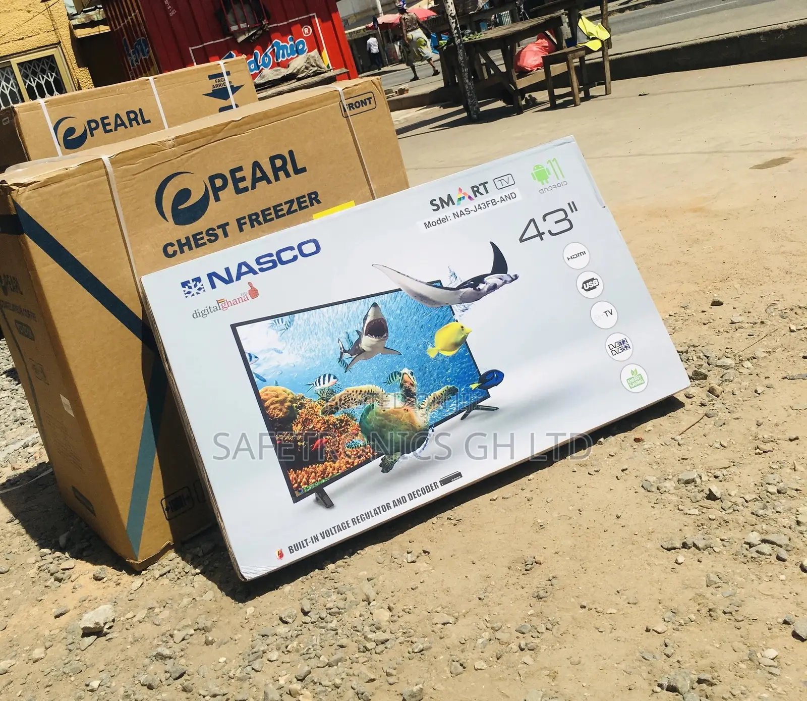 Affordable and Neat Smart 43 Inches Nasco Glossy Tv