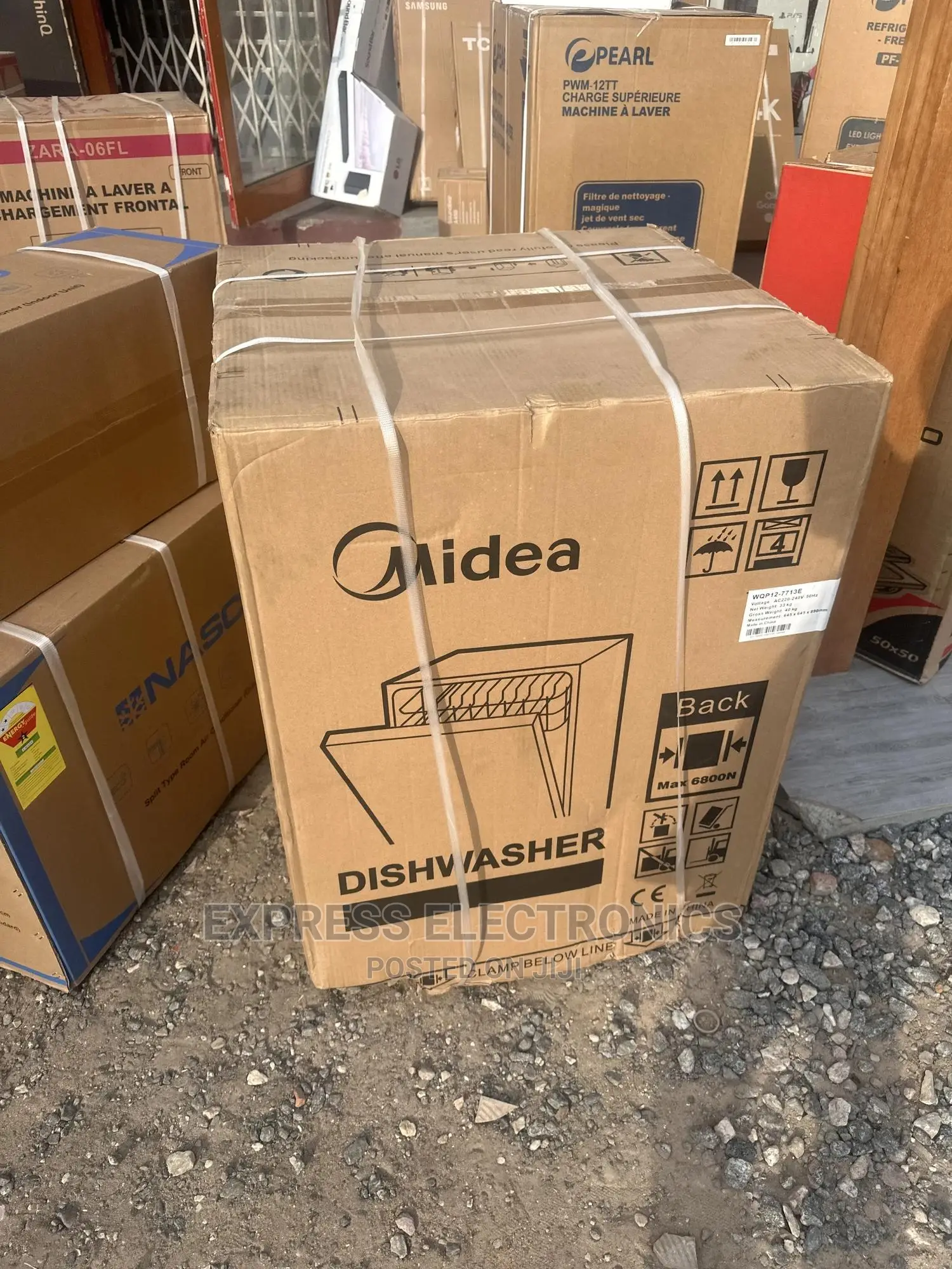 Astonish New Midea 12 Plates Dishwasher [WQP12-7713E]