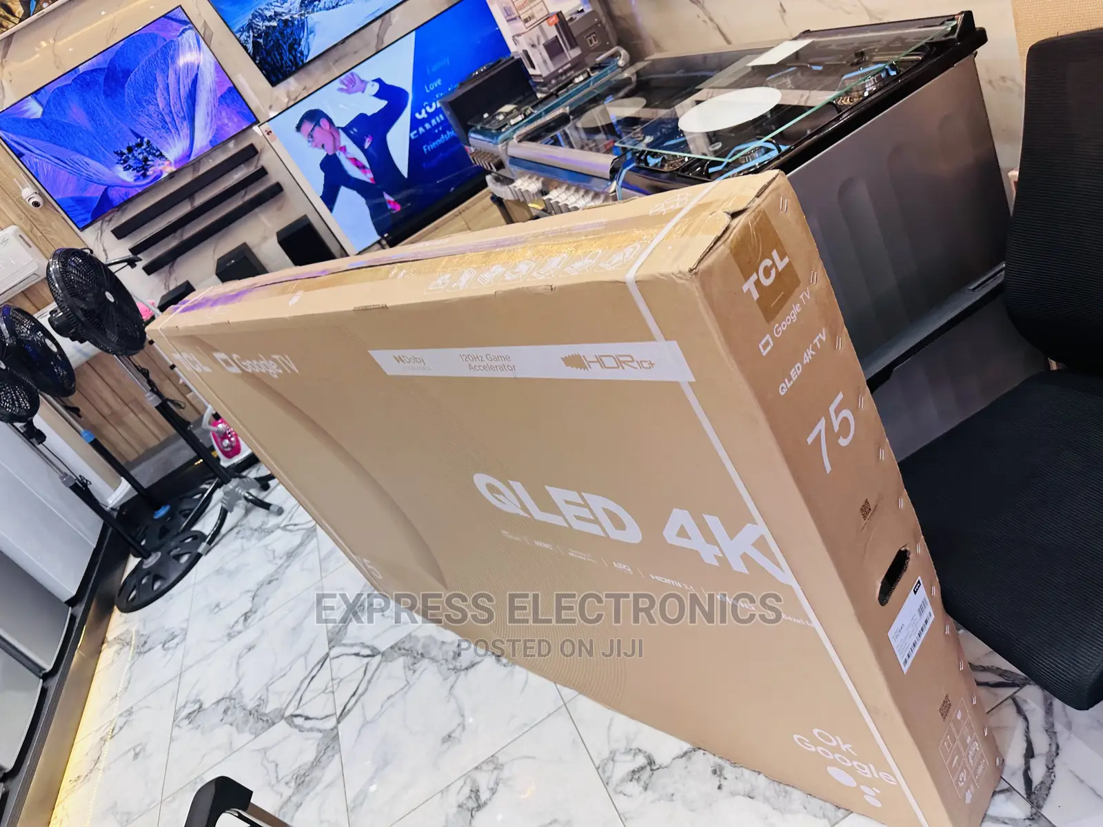 Perfect  Slim Sleek UHD Smart QLED TCL 75”C645