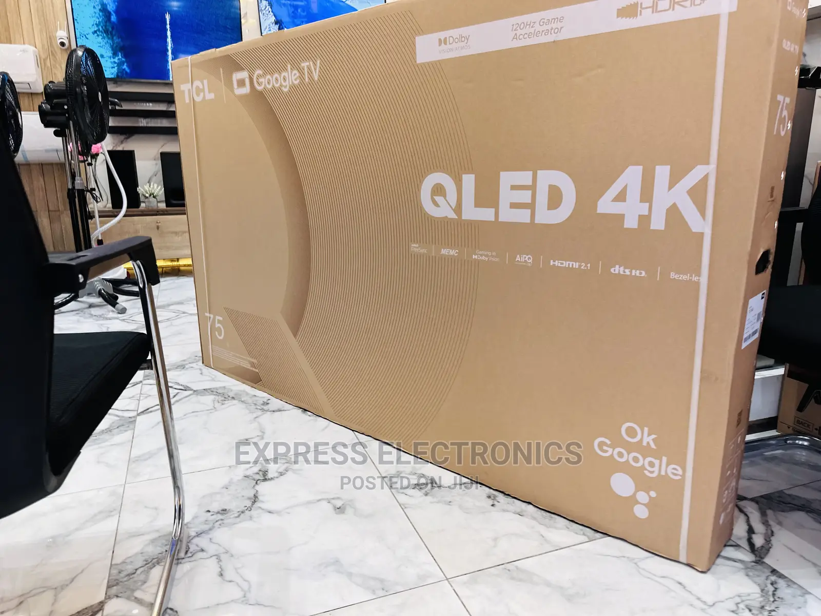 Perfect  Slim Sleek UHD Smart QLED TCL 75”C645