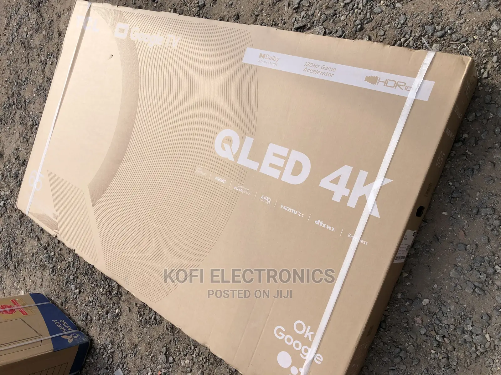 Qled TCL 65′′ HDR Metallic Bezel-Less Google Tv