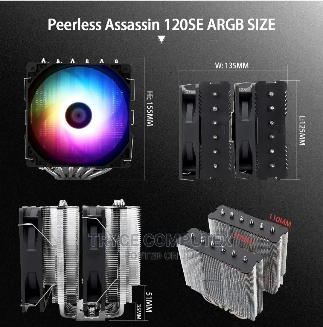 Thermalright Peerless Assassin 120 Se Argb Cpu Air Cooler
