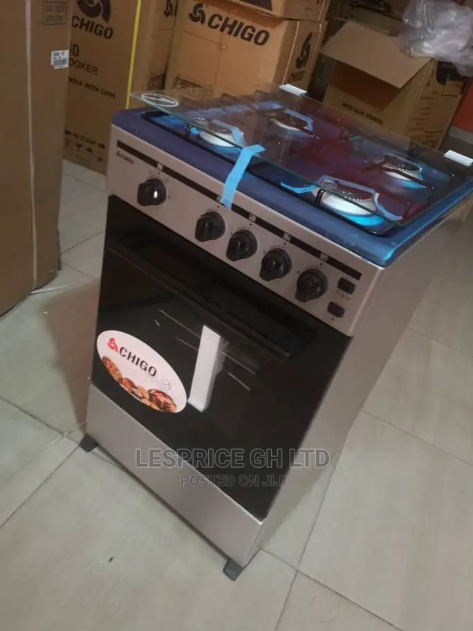 Chigo 50x50 4br Auto Ignition Cooker Glass Tempered