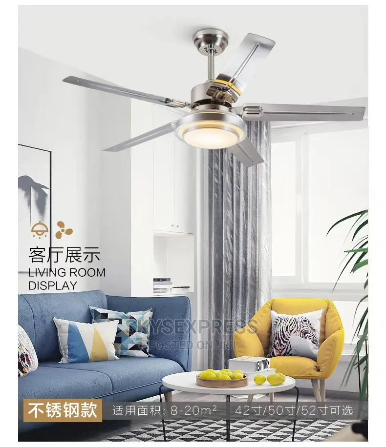 Decorative Ceiling Fan With Light