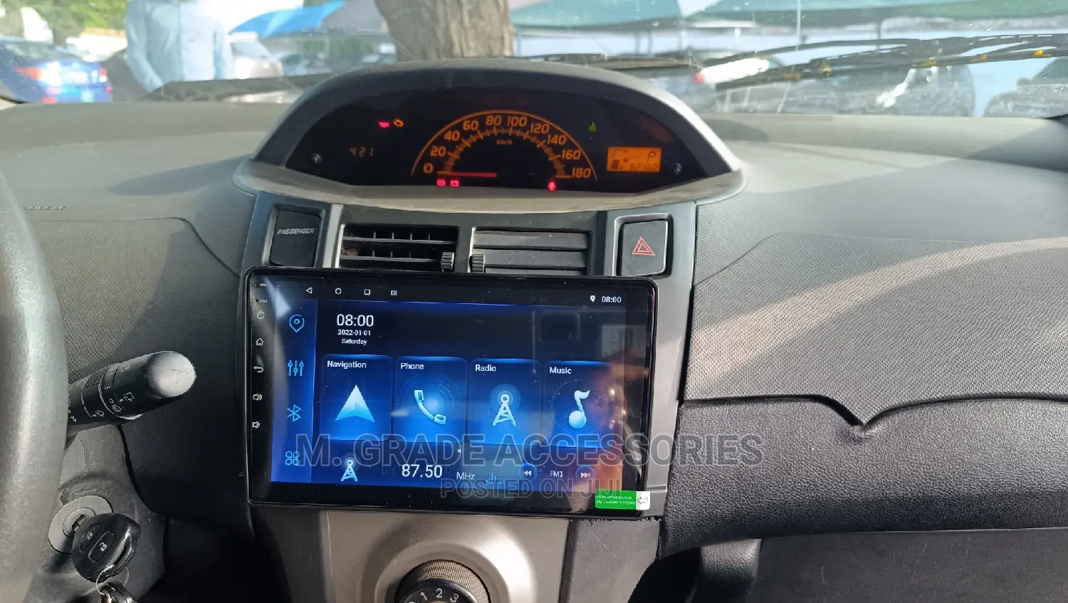 Toyota Vitz Yaris Android Radio With CARPLAY N ANDROID AUTO