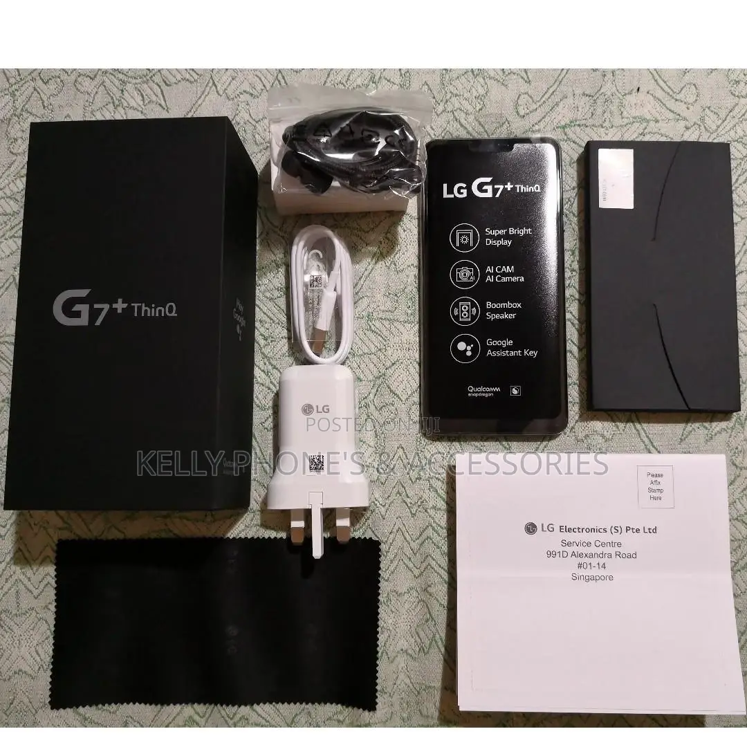 New LG G7 ThinQ 64 GB Black