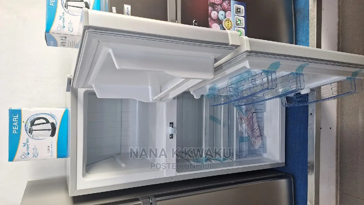 *Top Freezer_nasco Nasf2-14 Double Door Fridge