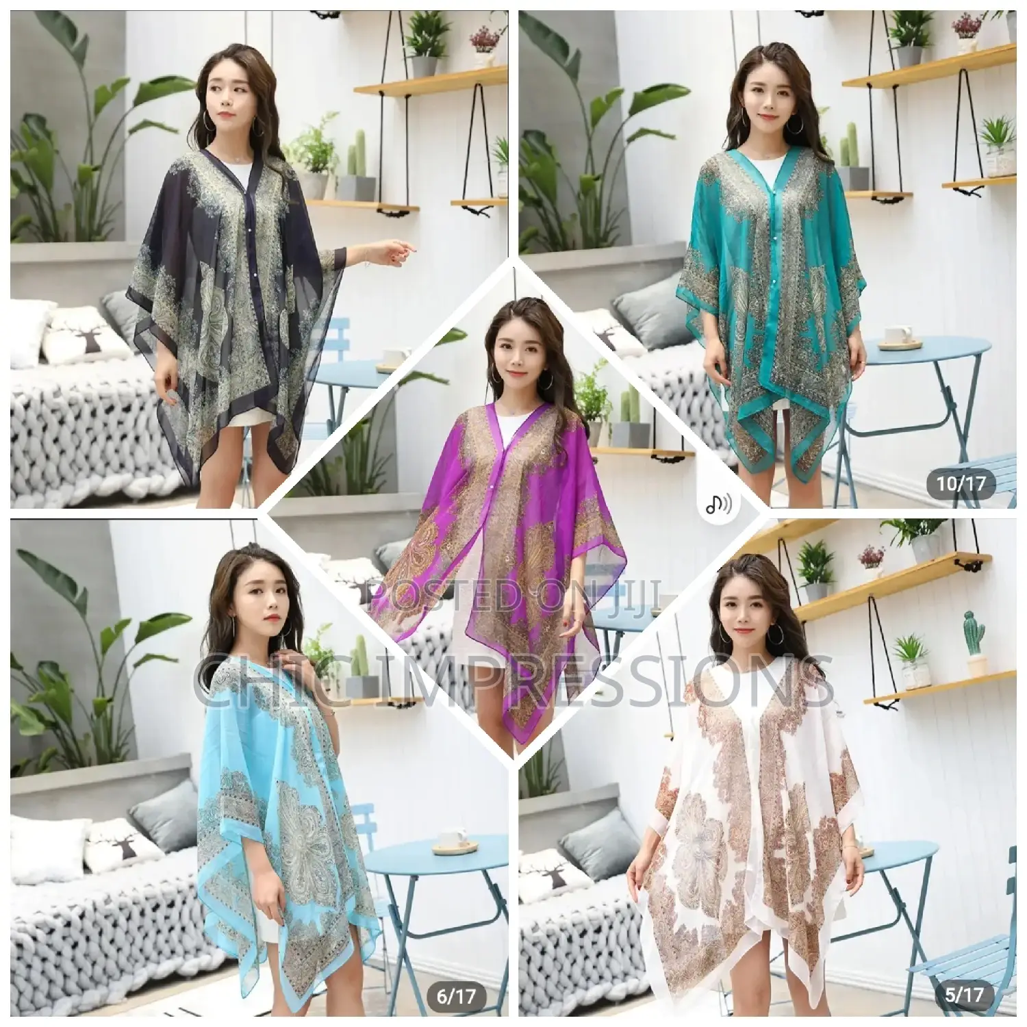 Summer Chiffon Shawl Beach Dress
