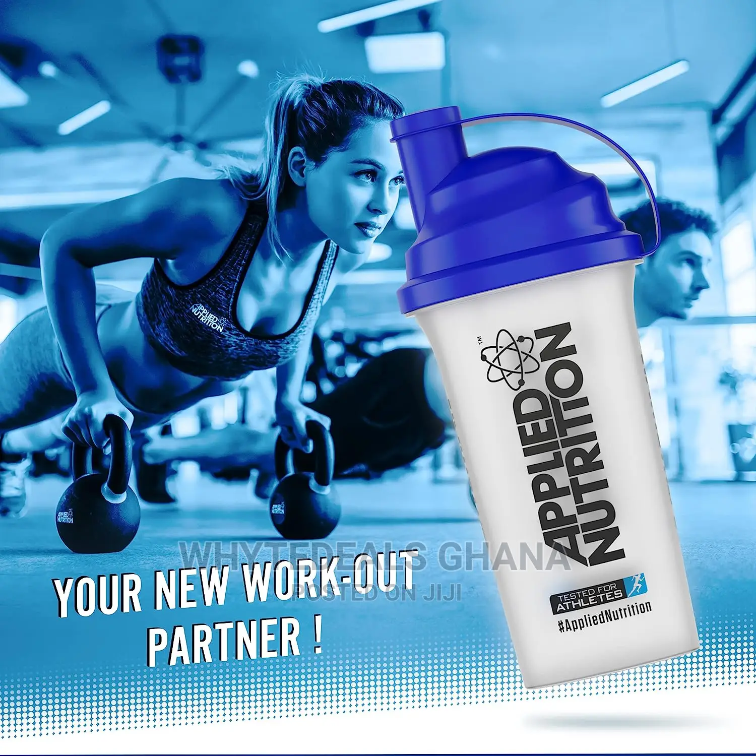 Applied Nutrition Protein SPORTS PLASTIC Shaker Bottle